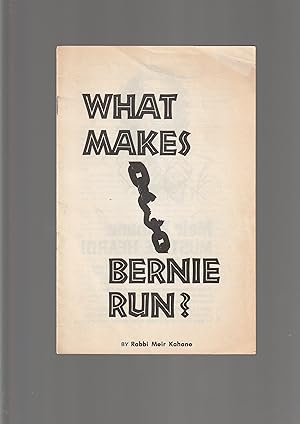 Seller image for What Makes Bernie Run? (Federal prison, Manhattan, Lag Ba"Omer, April 29, 1978) for sale by Meir Turner