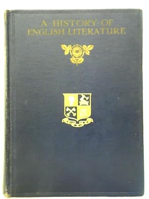 Imagen del vendedor de A History of English Literature a la venta por World of Rare Books