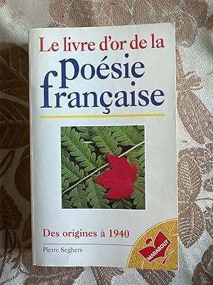 Image du vendeur pour Le livre d'or de la poesie franaise mis en vente par Dmons et Merveilles