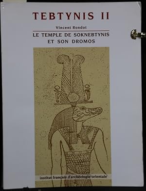 Bild des Verkufers fr Tebtynis II. Le temple de Soknebtynis et son dromos. zum Verkauf von Antiquariat  Braun