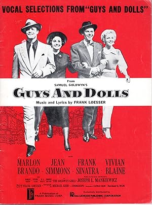 Bild des Verkufers fr Vocal Selections from "Guys and Dolls" zum Verkauf von Dorley House Books, Inc.