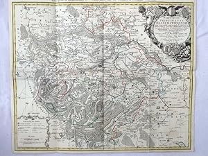 Carte de la Principaute de Halberstadt, y compris les pays incorporés, savoir la Comté de Reinste...