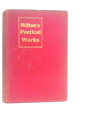 Bild des Verkufers fr The Poetical Works of John Milton zum Verkauf von World of Rare Books
