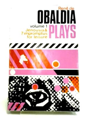 Bild des Verkufers fr PLAYS, Volume 1; Jenousia & 7 Impromptus for Leisure zum Verkauf von World of Rare Books