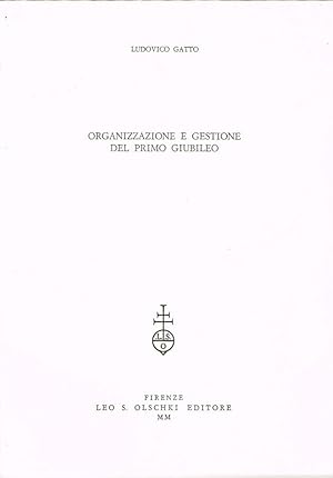 Bild des Verkufers fr Organizzazione e gestione del primo giubileo zum Verkauf von Biblioteca di Babele