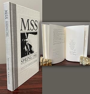 Seller image for MSS. SPRING 1981. Signed by Gardner and Liz Rosenberg for sale by TBCL The Book Collector's Library