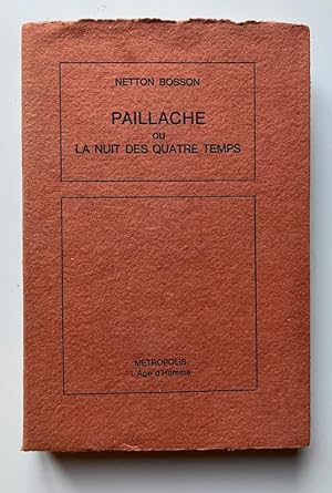 Seller image for Paillache ou la nuit des quatre temps * for sale by OH 7e CIEL