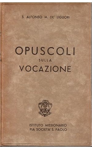 Immagine del venditore per Opuscoli sulla vocazione venduto da Books di Andrea Mancini