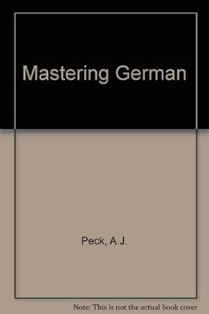 Bild des Verkufers fr Mastering German zum Verkauf von WeBuyBooks