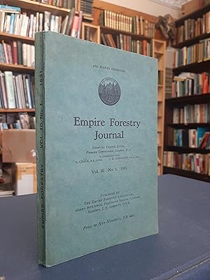 Empire Forestry Journal - Vol. 10 No. 1, 1931