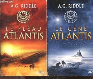 Bild des Verkufers fr Atlantis - 2 volumes : tome 1 le gne atlantis + Tome 2 Le Flau Atlantis zum Verkauf von Le-Livre