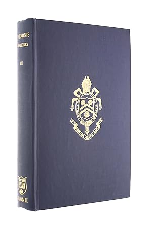 Ciceronis Orationes, Volume III
