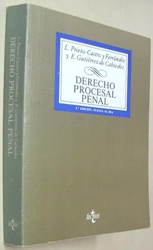 Seller image for Derecho procesal penal. 3 edicin, puesta al da for sale by Librera La Candela