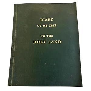 1923 Phenomenal, Heavily Researched Travelogue and Scrapbook of a Roman Catholic Visiting the Hol...