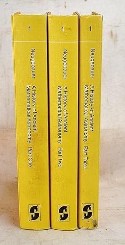 Imagen del vendedor de A History of Ancient Mathematical Astronomy (Studies in the History of Mathematics and Physical Sciences) 3 volume set a la venta por Sequitur Books