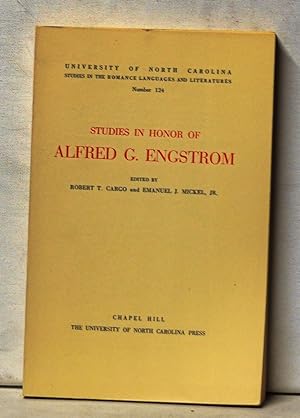 Studies in Honor of Alfred G. Engstrom (signed by Engstrom)