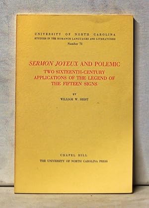 Sermon Joyeux and Polemic: Two Sixteenth-Century Applications of the Legend of the Fifteen Signs