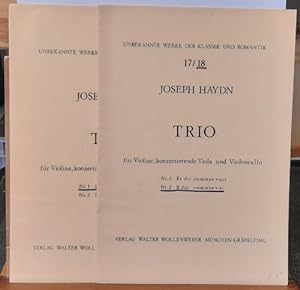 Trio B dur für Violine, konzertierende Viola und Violoncello Nr. 1 + 2 (Hoboken V : 8)