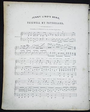 Farewell My Fatherland: Jenny Lind's Song