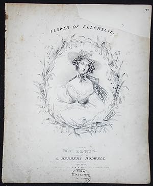 Image du vendeur pour Flower of Ellerslie, as Sung by Mr. Edwin, arranged by G. Herbert Rodwell mis en vente par Classic Books and Ephemera, IOBA