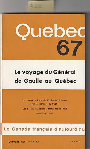 Le voyage du Général de Gaulle au Québec