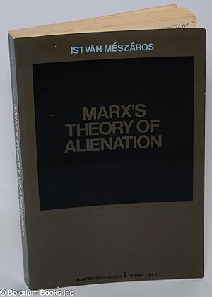Seller image for Marx's Theory of Alienation for sale by Bolerium Books Inc.