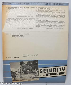 Security in the Atomic Age