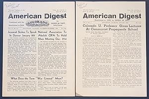 American Digest [two issues]