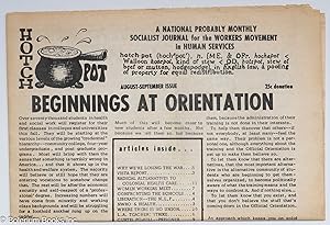 Seller image for Hotchpot; a national probably monthly socialist journal for the workers movement in human services (August-September issue) for sale by Bolerium Books Inc.