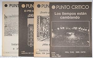 Imagen del vendedor de Punto crtico: Nos. 153 (Marzo 1987), 154, 156, 169 (Febrero 1990) [four unduplicated issues together as a lot] a la venta por Bolerium Books Inc.
