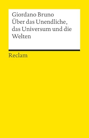 Seller image for ber das Unendliche, das Universum und die Welten (Reclams Universal-Bibliothek) for sale by Gerald Wollermann