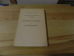 Seller image for Lettres de Fdor  Alphonsine for sale by Versandantiquariat Schfer