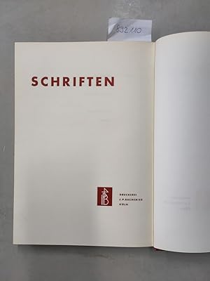 Schriften :