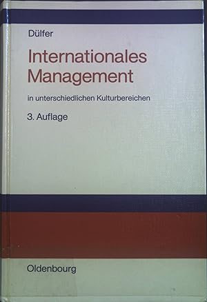 Bild des Verkufers fr Internationales Management in unterschiedlichen Kulturbereichen. zum Verkauf von books4less (Versandantiquariat Petra Gros GmbH & Co. KG)