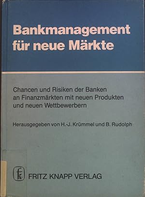 Seller image for Bankmanagement fr neue Mrkte : Vortrge u. Berichte d. Tagung Bankmanagement fr Neue Mrkte am 10. September 1986. for sale by books4less (Versandantiquariat Petra Gros GmbH & Co. KG)