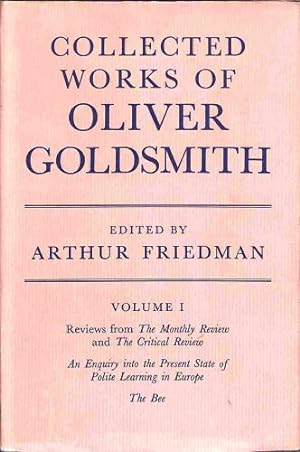 Immagine del venditore per Collected Works of Oliver Goldsmith [Five Volumes] venduto da WeBuyBooks