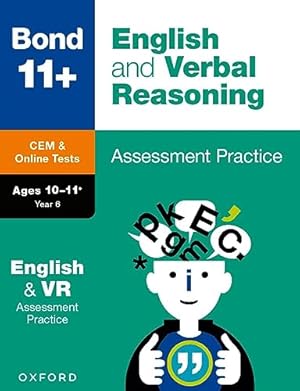 Seller image for Bond 11+ CEM English & Verbal Reasoning Assessment Papers 10-11 Years for sale by WeBuyBooks