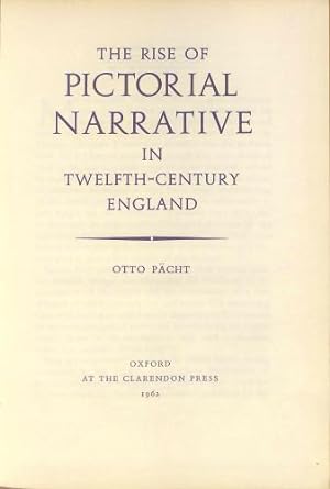 Imagen del vendedor de The Rise of Pictorial Narrative in Twelfth-Century England a la venta por WeBuyBooks