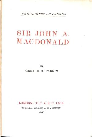 Bild des Verkufers fr Sir John A. Macdonald zum Verkauf von WeBuyBooks