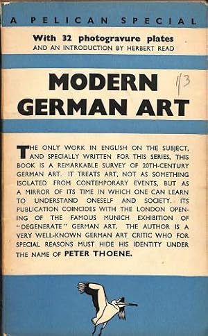 Seller image for Modern German Art for sale by WeBuyBooks