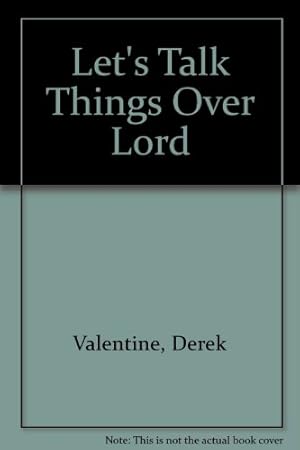 Immagine del venditore per Let's Talk Things Over Lord venduto da WeBuyBooks