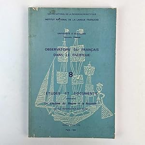 Imagen del vendedor de Etudes et Documents 8: Observatoire du Francais dans le Pacifique a la venta por Book Merchant Jenkins, ANZAAB / ILAB