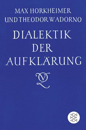 Bild des Verkäufers für Dialektik der Aufklärung Philosophische Fragmente zum Verkauf von diakonia secondhand