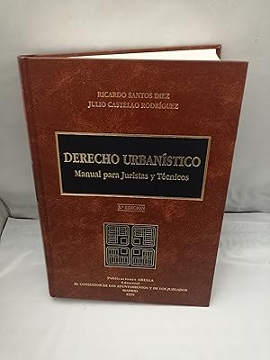 Imagen del vendedor de DERECHO URBANSTICO. Manual para Juristas y Tcnicos (Tercera edicin 1999, piel tapa dura, Perfecto estado, 1127 pginas) a la venta por Libros Angulo