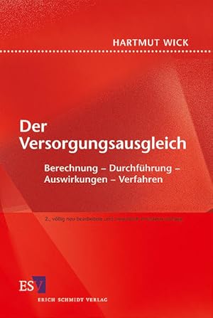Seller image for Der Versorgungsausgleich Berechnung - Durchfhrung - Auswirkungen - Verfahren for sale by Buchhandlung Bcken