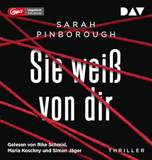 Bild des Verkufers fr Sie wei von dir: Ungekrzte Lesung mit Rike Schmid, Maria Koschny und Simon Jger (2 mp3-CDs) zum Verkauf von Studibuch