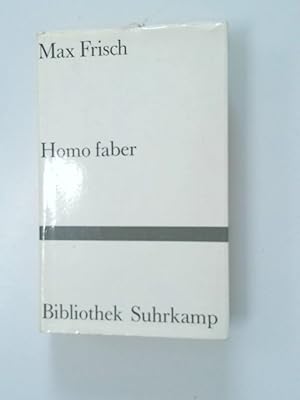 Bild des Verkäufers für Homo faber. Ein Bericht. Band 87 der Bibliothek Suhrkamp zum Verkauf von Antiquariat Buchhandel Daniel Viertel