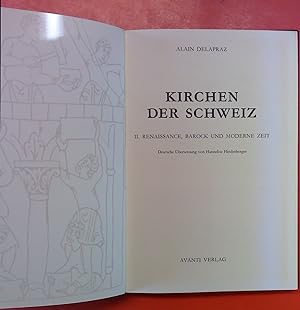 Image du vendeur pour Kirchen der Schweiz II. Renaissance, Barock und Moderne Zeit mis en vente par biblion2