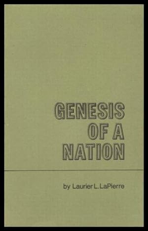 Imagen del vendedor de GENESIS OF A NATION a la venta por W. Fraser Sandercombe