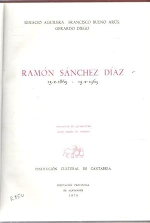 Imagen del vendedor de Ramn Snchez Daz. 15-X-1869 - 15-X-1969. a la venta por Librera Astarloa